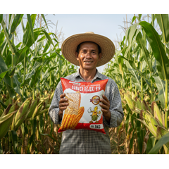 kemasan 1kg plastik untuk benih jagung full color printing 2 sisi