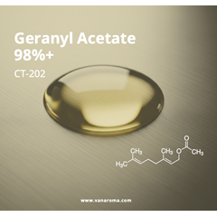 geranyl acetate 98%+ (ct-202) van aroma / minyak atsiri