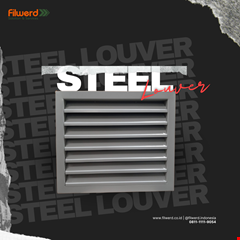 steel louver - jalusi besi - air grille - ventilasi udara filwerd