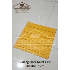 guiding block karet jembrana - wa: o8122833o4o - rubber tactile - og