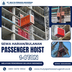 sewa passenger hoist gianyar | lift proyek | 085134789554
