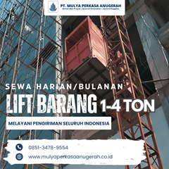 sewa lift barang tuban | hoist 1-4 ton | 085134789554