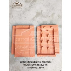genteng tanah liat flat minimalis | wa: 081-2283-3040 | omah genteng