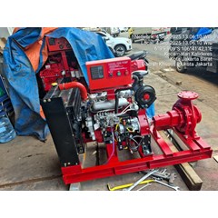 pompa hydrant diesel pump  500gpm 100 meter end suction fire pump