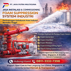 jasa instalasi & commissioning foam suppression system industri