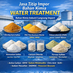 jasa titip impor bahan kimia water treatment citric acid 99%food grade