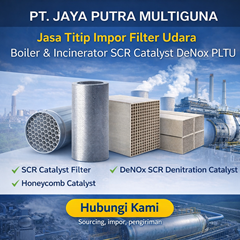 jasa titip impor filter udara boiler & incinerator scr catalyst denox 
