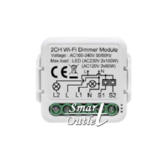 tuya smart-wifi dimmer module 2 channels - lighting control systems 