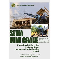 sewa mini crane semarang untuk proyek konstruksi | pt hmp