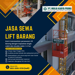 sewa lift barang / passenger terbaik bandung 0812329557lift barang29