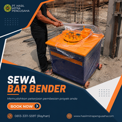 sewa bar bender tapin tekuk besi 8-32 mm 1 & 3 phase