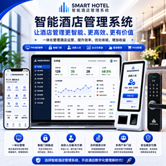 智能酒店管理系统 | pms、智能门锁、自助入住与业主管理平台