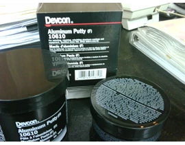 DEVCON PUTTY rubber conveyor belt repair