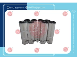 Industrial Powder Collection 99% Efficiency Filter Cartridge DF Filter