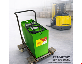 Konversi Battery Stacker Jungheinrich ke Lithium LFP 24V