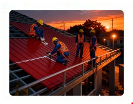 Jasa Pasang Genteng Spandek Rangka Atap Baja Ringan