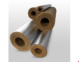 Pipa Rockwool white alumunium foil