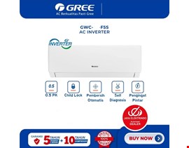 Gree AC Split Inverter F5S Series 1 1/2PK GWC-12F5S