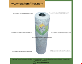 Water Treatment Tanks Sediment Filter PP Yarn String Wound Cartridge
