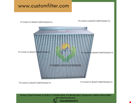 Pleated Synthetic Fiber Air Filter HVAC AHU Primary Air Filter