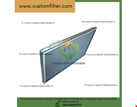 New Washable Industrial Air Filter with Aluminum Frame Panel Filter