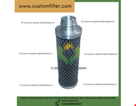 Air Compressor Spare Parts Glass Fiber Micro Oil Filter Element