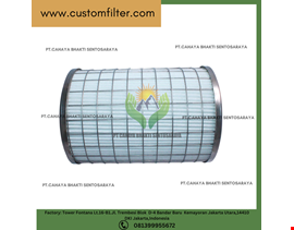 Polyester Cylindrical air Filter Cartridge Industry