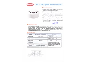 Appron Photoelectric Smoke Detector MC-206