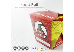 Paper Rice Box Food Pail 