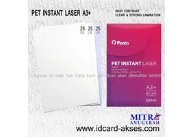 KERTAS PVC BAHAN ID CARD PET INSTANT LASER A3+ 0.76mm
