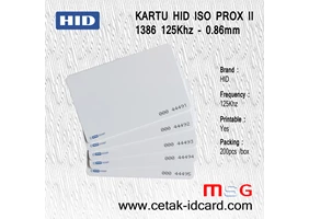 KARTU RFID PROXIMITY HID ISO PROX II 1386 
