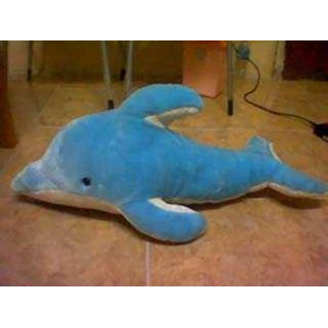 dolphin 60cm ( plushed toys / boneka )