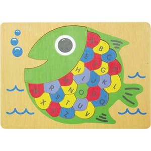 puzzle alphabet ikan