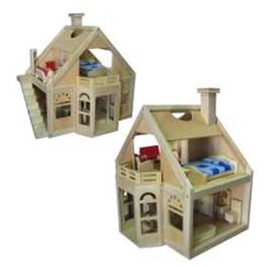 dollhouse besar natural