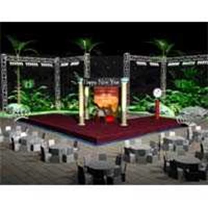 panggung / stage & backdrop serta dekorasi