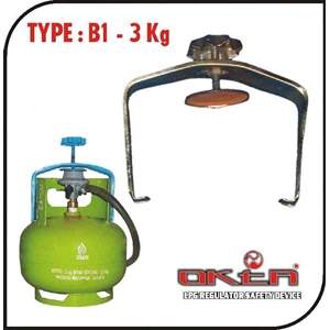 pengaman regulator lpg ( type b1 untuk tabung lpg 3 kg ) )