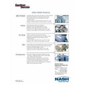 nash liquid ring vacuum pump and compressor