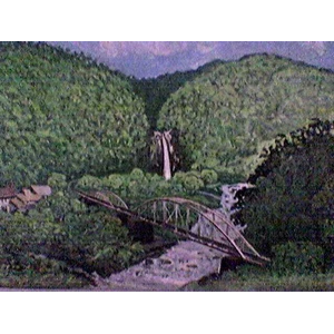 lembah anai (oil painting)