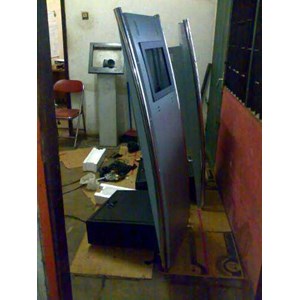 very customable booth kiosk for interactive multimedia