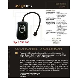 u r u magic trax ; fingerprint time attendance