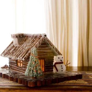 cinnamon log house