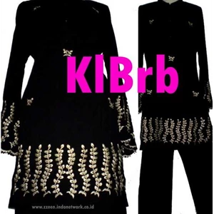 jubah hitam saudi kelor berumbai ( klbrb)