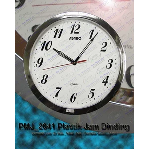 jam dinding promosi pmj- 2041 plastik jam