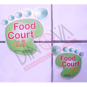 stiker lantai ( floor graphic)