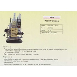 mesin embos otomatis / mesin stamping (lz90)