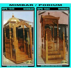 mimbar masjid / podium