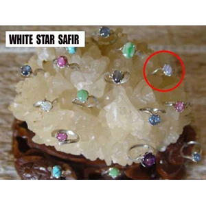 cincin ( white star safir )