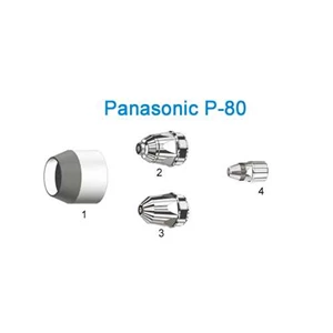 shield, nozzle, electrode, panasonic p-80 plasma cut.