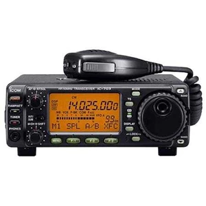 radio rig icom ic-703 plus hf/ 50mhz all mode transceiver