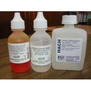 alkaline cyanide reagent, 50 ml, self-contained dropping bottle cat: 2122326 & pan indicator solutions 50 ml scdb cat: 2122426